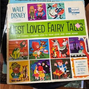 Walt Disney Best Loved Fairy Tales Book
